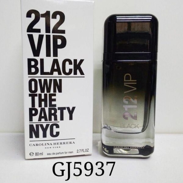 212 VIP Black Eau de Parfum by Carolina Herrera for Men - Original Tester Bottle